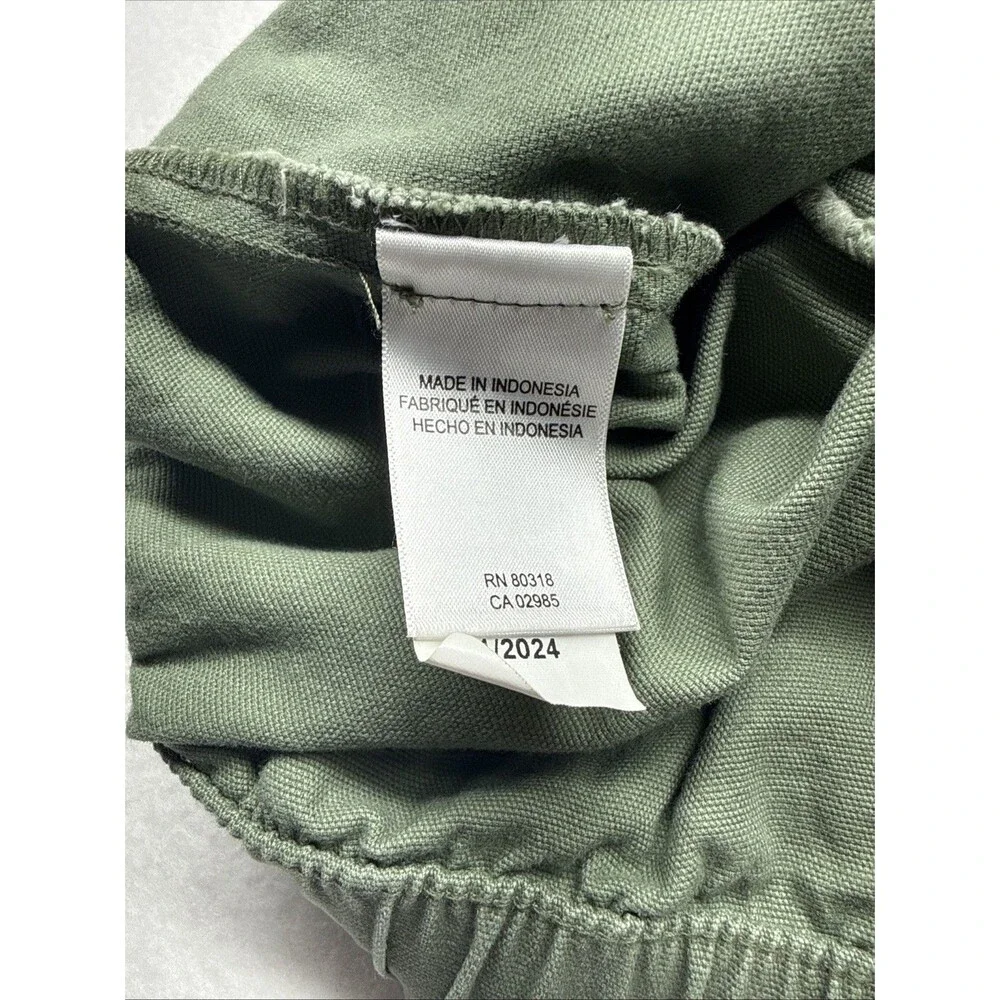 Lucky Brand Olive Green Cargo Shorts Women's Small Pull On Utility Pockets